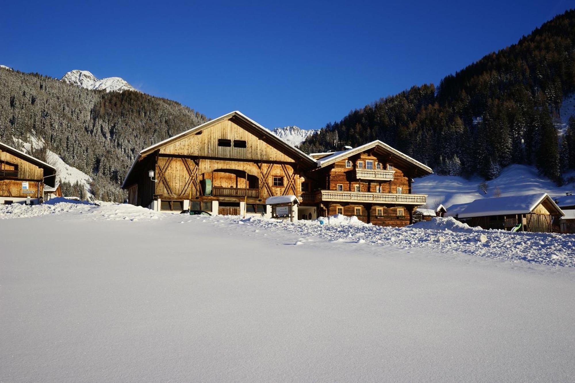 Apartmán Unterhabererhof Santa Maddalena in Casies Exteriér fotografie